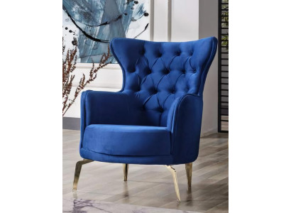 Sessel Design Couch Relax Hochwertig Textil Polster Sitzer Luxus Chesterfield