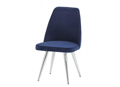 Luxus Esszimmer Stuhl Blau Stuhl Sessel Sitzer 1 Sitz Clubsessel Esszimmer