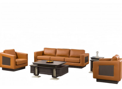 Leitungsbüro Möbel Luxus Büroeinrichtung Komplettes Sofa Sessel Couchtisch 4tlg