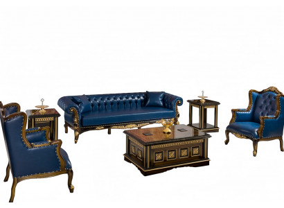 Sofagarnitur Couch Polster Möbel Garnituren Sofa Set 3+1+1 Couchtisch 6tlg