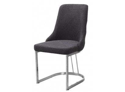 Luxus Esszimmerstuhl Stuhl Sitzer 1 Sitz Clubsessel Stoff Esszimmer Schwarz