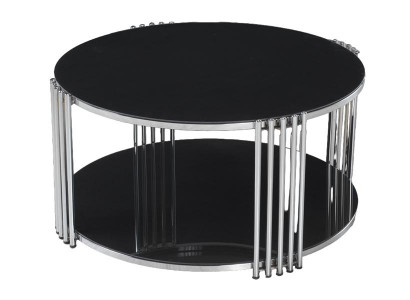 Couchtisch Elegantes Schwarz Luxus Design Metall Möbel Wohnzimmer Couchtische