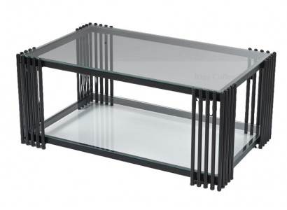 Metall Couchtisch Schwarz Luxus Design Elegantes Möbel Wohnzimmer Couchtische