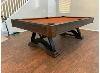 Freizeittisch Billardtisch Stilvoller Spieltisch Holztisch Pooltisch