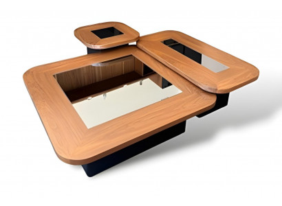 Wohnzimmertisch Set Couchtisch Exklusiv Holz Moderne Luxus Möbel 3tlg
