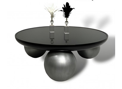Couchtisch Wohnzimmertisch Beistelltisch Kaffeetisch Schwarz Moderne Luxus