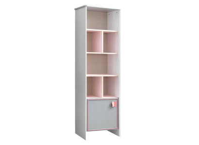 Bücherregal Weiß Regal Schrank Holz für Kinderzimmer Jugendzimmer Möbel Modern