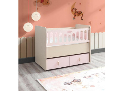 Modern Ausziehbares Kinderbett Luxuriöses Schlafzimmer Bett Holz Möbel Rosa