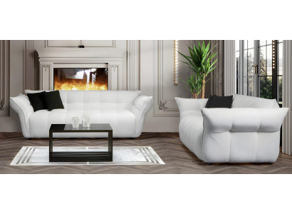 Sofagarnitur Sofas 4 Sitzer Couch Polstersofas Sofa Set 4+4 Wohnzimmer