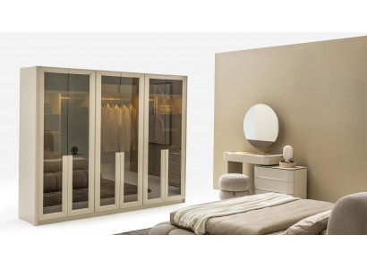 Schminktisch Set Konsole Spiegel Schlafzimmer Kleiderschrank Design Hocker Set