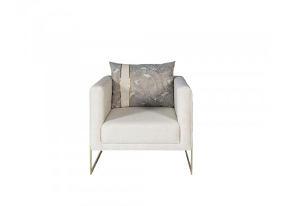 Stilvolle  Sessel Club Lounge Designer Lehn Sessel 1 Sitzer  Polster