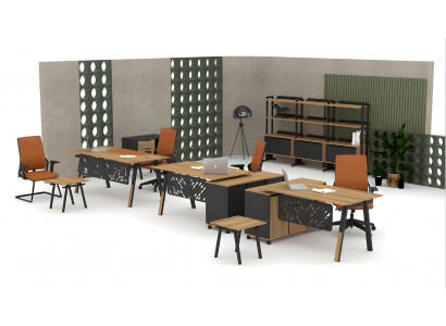 Büro Set Schreibtische Wandschrank Büroschrankе Kommode Couchtische