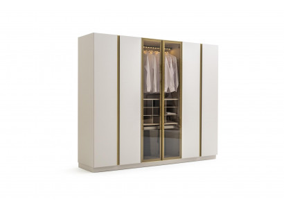 Kleiderschrank Garderobenschrank Schlafzimmer Weiß Modernes Design Möbel