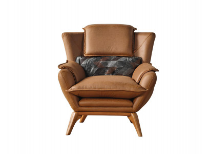 Stilvolle Top-Qualität Sessel Hochwertige Lounge Designer Lehn Sessel 1 Sitzer