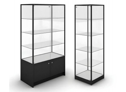 Vitrine Weinschrank Glasvitrine Glasschrank Hochschrank Schrankvitrine