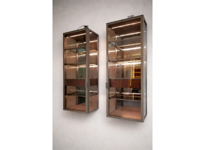 Hänge Vitrine Glasvitrine Glasschrank Wandvitrine Wandschrank