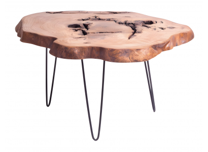 Moderner Couchtisch aus Holz in Beige