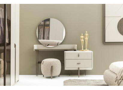 Beige Moderner Schminktisch Hochwertig Designer Frisiertisch Mit Schubladen