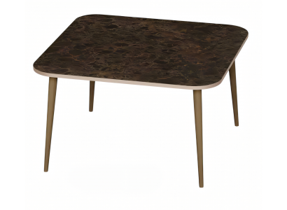 Couchtisch aus Holz in Braun modern eleganter Wohnzimmertisch
