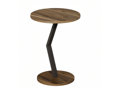 Beistelltisch aus Holz in Braun im eleganten Stil