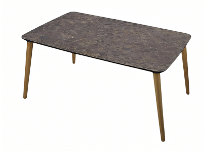 Couchtisch aus Holz in Braun modern elegant