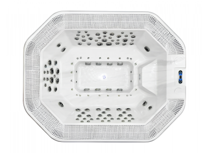 Whirlpool Whirlwanne Garten Bad Outdoor-Spa Relaxpool Massagebad 300x240cm