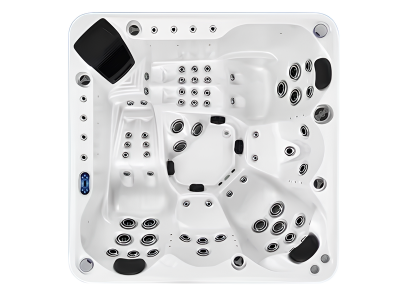Hydromassagewanne Blubberbad Whirlpool Spa-Bad Whirlwanne 200x200 cm