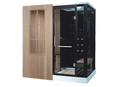 Sauna Dampfsauna Dampfdusche Massagedusche Saunakabine Hydromassagedusche