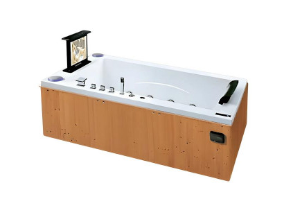 Whirlwanne Whirlpool Blubberbad Hydromassagewanne Spa-Bad 190x115 cm