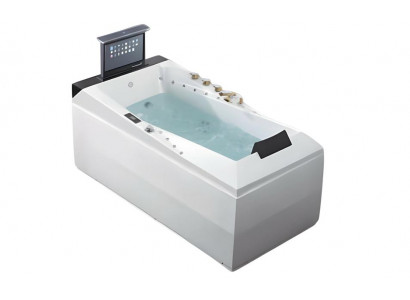 Acrylwanne Whirlpool Massage-Badewanne Luxuswanne Wellnesswanne 173x80 cm
