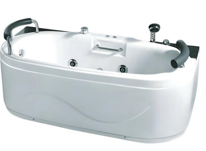 Bad Luxuswanne Whirlpool Badewanne Wellnesswanne Blubberbad Wanne 170x85 cm