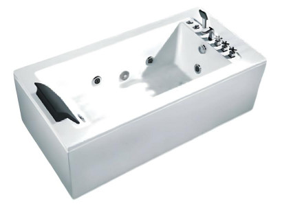 Bad Luxuswanne Whirlpool Badewanne Wellnesswanne Blubberbad Wanne 185x90 cm