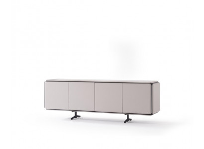 Beige Sideboard aus Holz modern, eleganter Stauraum in stilvollem