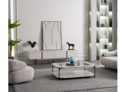 Wohnzimmer-Set Schlichte Gemütlichkeit für den Alltag