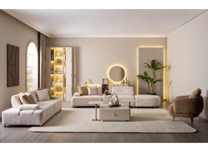 Wohnzimmer-Set Gemütlichkeit in jedem Detail der Einrichtung