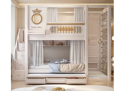 Hochbett weiß Holz Etagenbett Stockbett Doppelstockbett Kinderbett Jugendbett