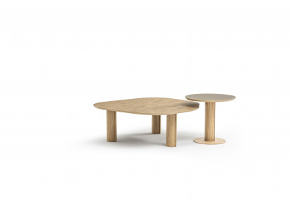 Zweiteiliges Set aus Couchtisch und Beistelltisch für das Wohnzimmer