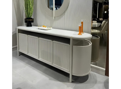 Weiße Holzkonsole für das Esszimmer luxuriöse Konsole Designermöbel
