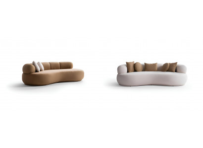 Brauner couchgarnitur brauner 3-Sitzer-Sofa beiger Sofa Wohnzimmermöbel
