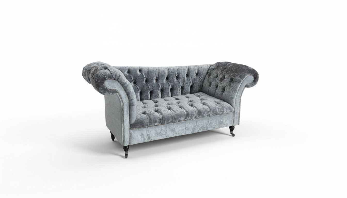 Ontwerp Chesterfield Stoffenbank Chaise Longue Bekleding Nieuw Chaise Longues Sofa's