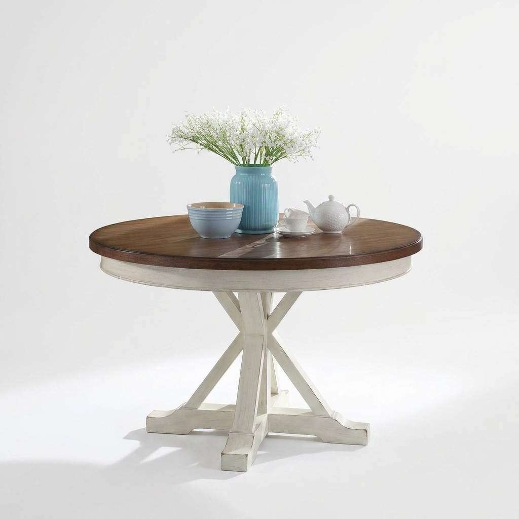 Eettafel Houten Tafels Woon- Eetkamer Tafel Massief Hout 122x77cm Massieve Eettafels