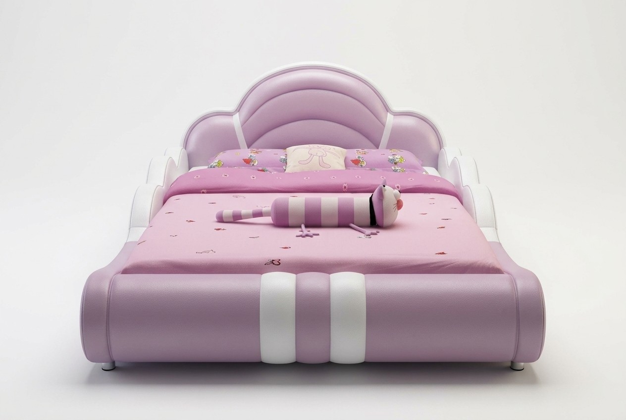 Kinderkamerbed Meisjesbedden Slaapkamerontwerp Tweepersoonsbed Nieuw