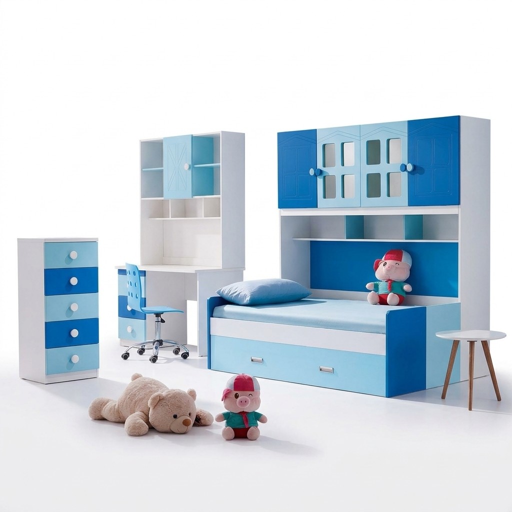 Ontwerper kamer jeugd & kinderen slaapkamer tafel bed commode set nieuw