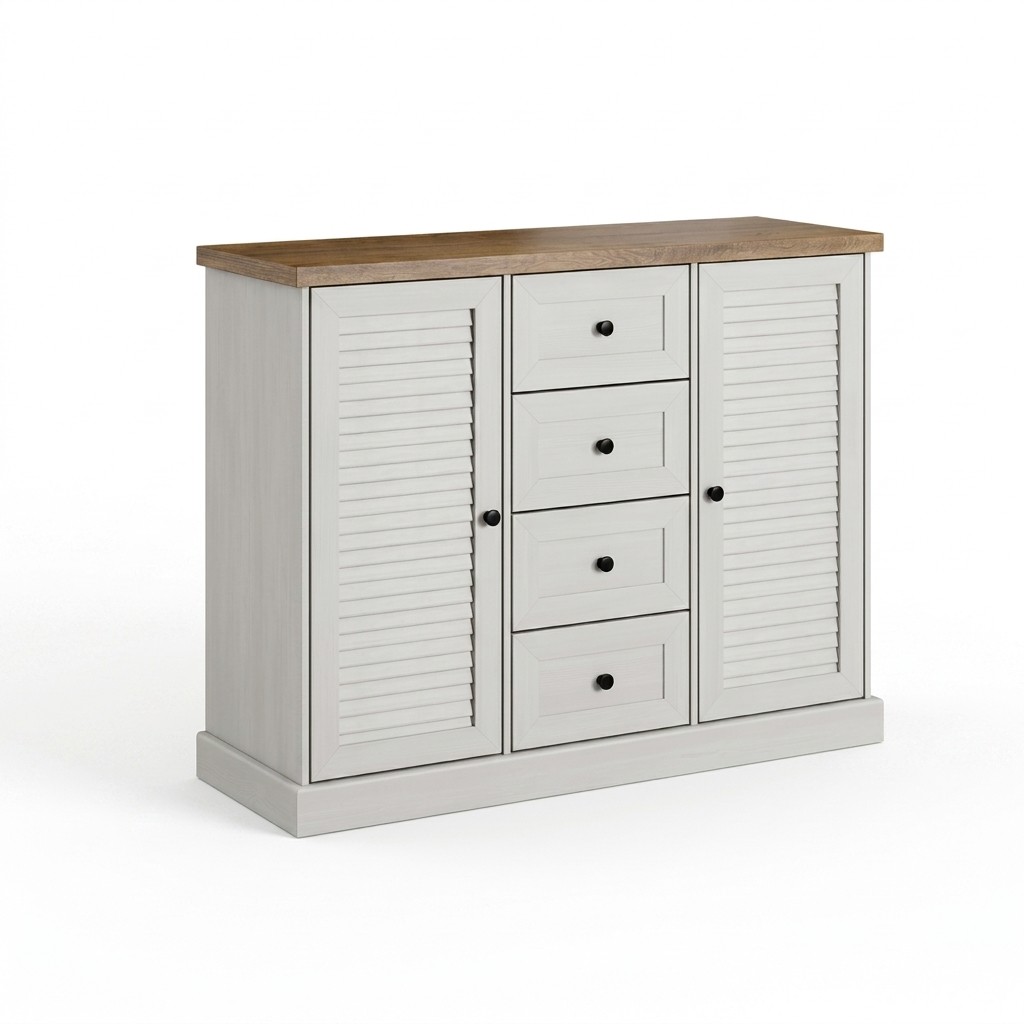 Ladenkasten Plank Plank Echt hout Side Low Board Kast Ontwerpladenkast Kasten