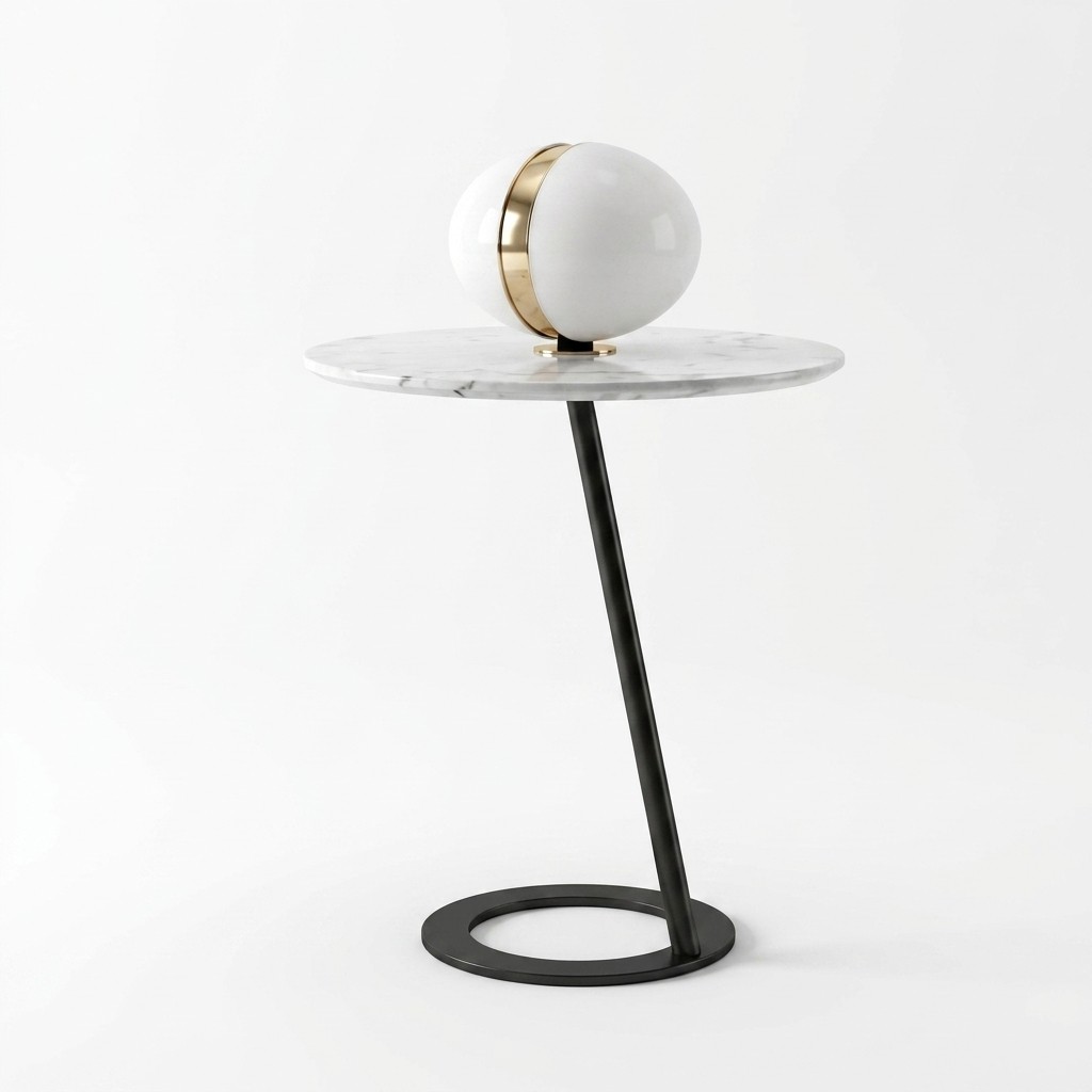 Bijzettafel Ronde tafel Salontafel Bank Woonkamer Ronde decoratie Ontwerp