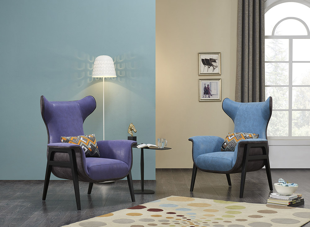 Stoelen Meubels Ontwerp Fauteuil Luxe Stoel Bekleding Cocktail Relax Bar Lounge Club
