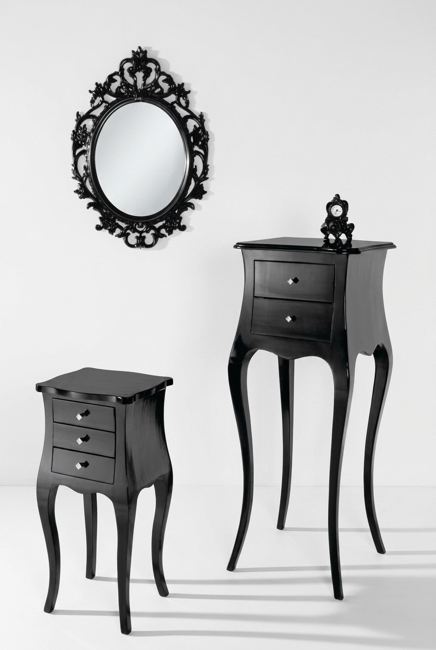 Bijzettafel salontafel Tafels Woonkamer Luxe Zwart Tafel Klassiek Meubilair