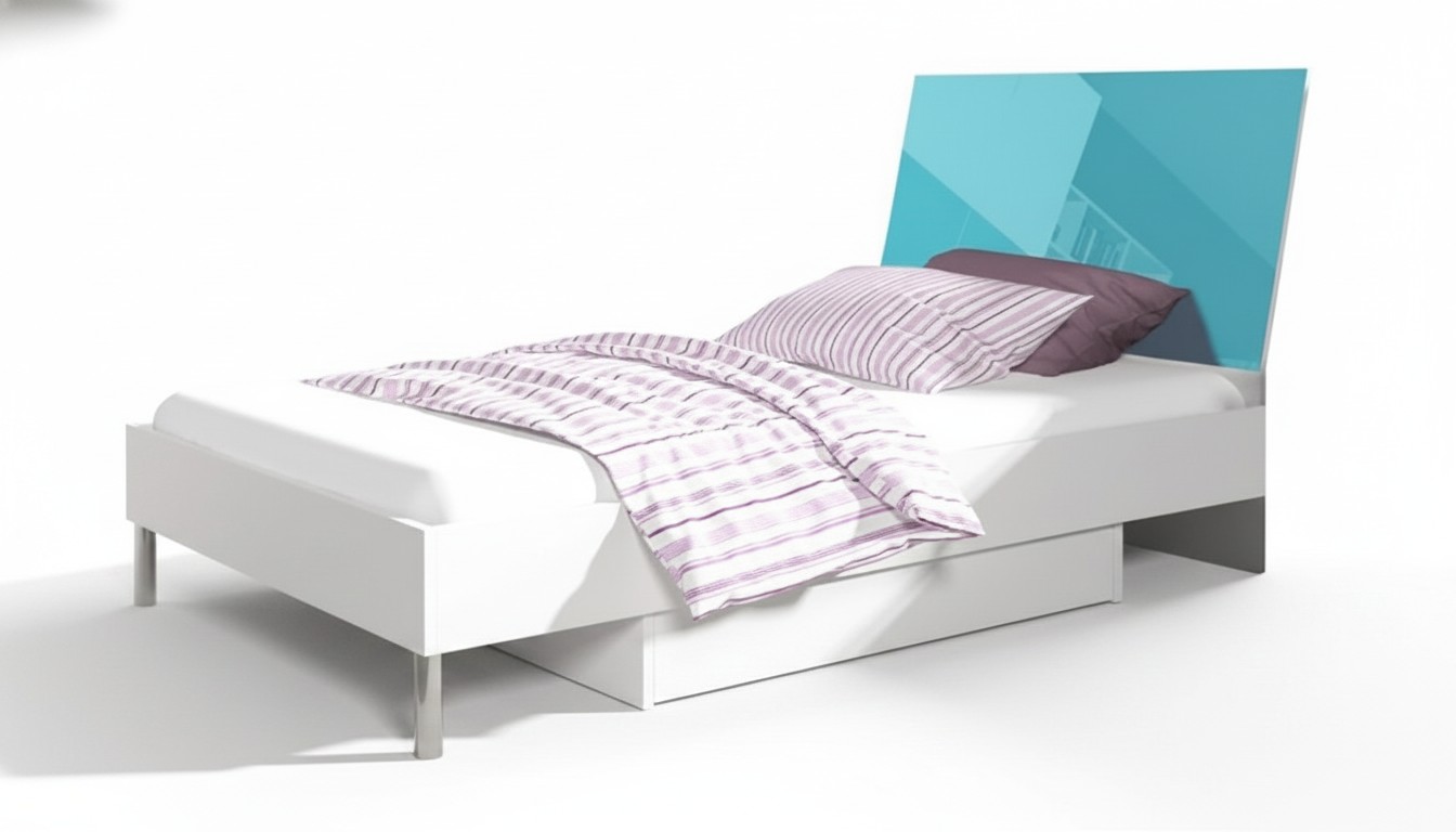 Ontwerp kinderkamer slaapkamer bedden eenpersoonsbed inrichting nieuw slaapkamer.