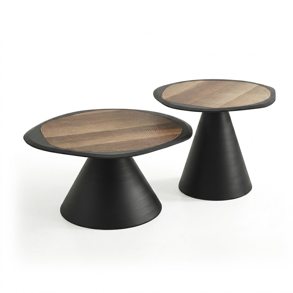 Bijzettafel Tafels Ontwerper Bijzettafel Salontafel Set 2-delig.