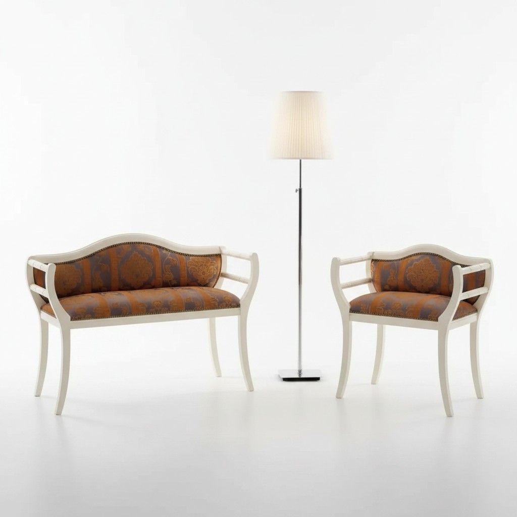 Klassiek zitmeubilair bank stoelen gestoffeerd meubilair woonkamer meubels design